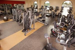 Fitness centrum a/nebo fitness zařízení v ubytování Minneapolis Marriott Northwest