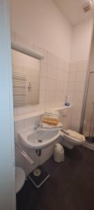 Koupelna v ubytování Ferienhaus Pauls Ferienhaus Pauls, Whg 06