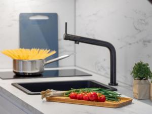 Køkken eller tekøkken på Apartment Da Gina Young Ascona by Interhome