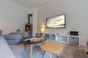 TV/Unterhaltungsangebot in der Unterkunft Ferienwohnung Windherz