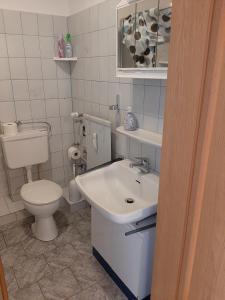 Koupelna v ubytování Ferienwohnung Andy