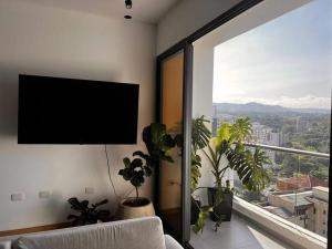 Nespecifikovaný výhled na hory nebo výhled na hory při pohledu z apartmánu