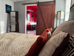 Cama o camas de una habitación en African Zen Oasis