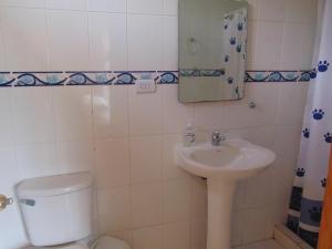 A bathroom at Cabañas VyB Empresas con factura y particulares