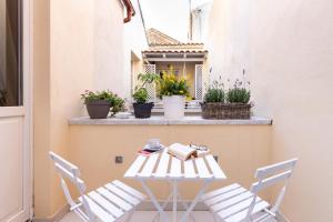 Balkon oz. terasa v nastanitvi Efamoresca