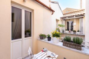 Balkon oz. terasa v nastanitvi Efamoresca
