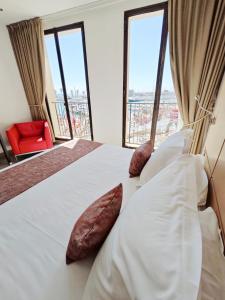 Postel nebo postele na pokoji v ubytování Cassis Loc - Chambre Meublée