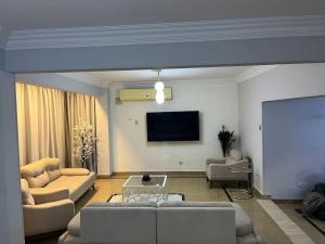 TV a/nebo společenská místnost v ubytování Sakura 3 bedroom newly renovated + 12 fotografií