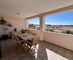 Balkón alebo terasa v ubytovaní Apartment Oscar