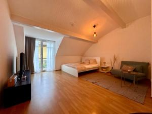 Posezení v ubytování Sonnen Apartment