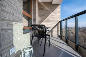 Balkón alebo terasa v ubytovaní Apartament Morski