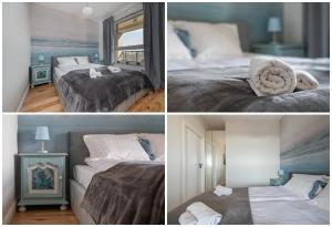 Posteľ alebo postele v izbe v ubytovaní Apartament Morski