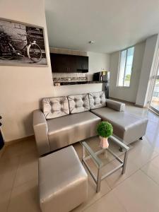 A seating area at Apartamento confort Edificio Monteverde en el corazón de valledupar