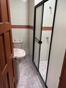 Phòng tắm tại Hotel damayu