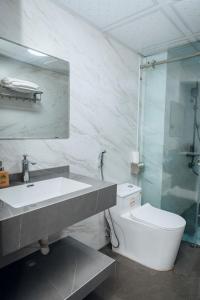 Koupelna v ubytování Trung Huyền Hotel