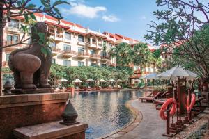 Bazén v ubytování Sokha Angkor Resort nebo v jeho okolí