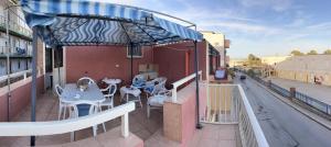 A balcony or terrace at Marzamemi Da Giusy