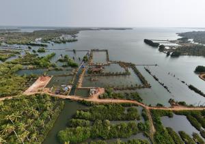Un paisaje natural cerca de la estancia rural