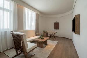 Posezení v ubytování Sahe Hotel Shanghai World Expo