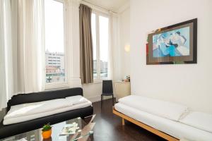 Ένα ή περισσότερα κρεβάτια σε δωμάτιο στο Hotel Rio Muralto