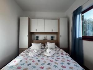 Postel nebo postele na pokoji v ubytování House Klarin