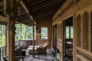 Posezení v ubytování Umah Cengkeh Villa