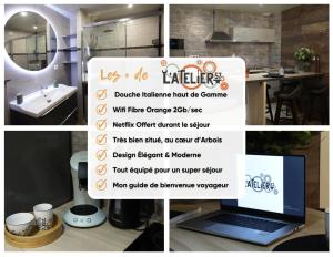 L'Atelier 57 - Votre meublé authentique !的一间浴室