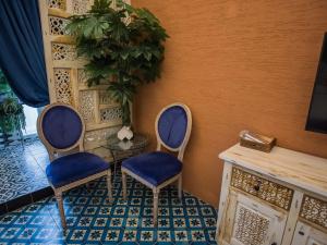 Χώρος καθιστικού στο Anna King Hotel