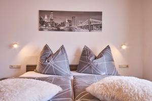 Postel nebo postele na pokoji v ubytování Miller Appartements