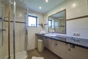 Koupelna v ubytování Miller Appartements