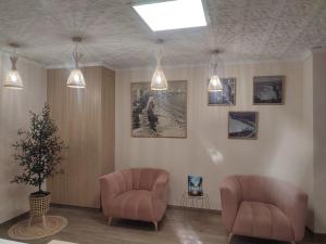 Posezení v ubytování Hostal Garamar