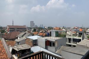 Nespecifikovaný výhled na destinaci Jakarta nebo výhled na město při pohledu z hotelu