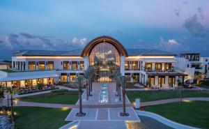 a rendering of the front of a resort building at Anantara Mina Al Arab Ras Al Khaimah Resort in Ras al Khaimah