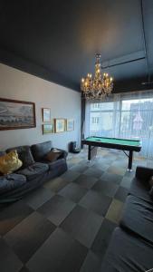 Posezení v ubytování Hafnarstræti Hostel