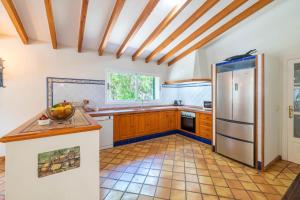 A kitchen or kitchenette at Finca Santa Maria Near Palma