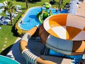 a ride in a roller coaster at a water park at Sapanca Aqua Wellness Spa Hotel in Sapanca