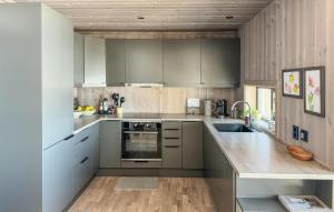 Dapur atau dapur kecil di Pet Friendly Home In Gålå With Kitchen