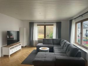Posezení v ubytování Holiday apartment at Schillerfelsen
