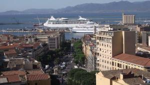Vista aerea di Cagliari Affittacamere Castello