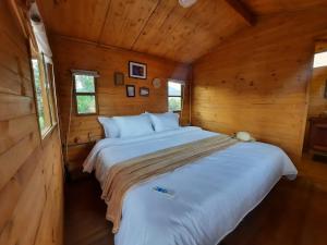 Postel nebo postele na pokoji v ubytování Glamping Entre Nopales, Villa de Leyva