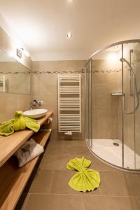 Koupelna v ubytování Hotel Meinhardt