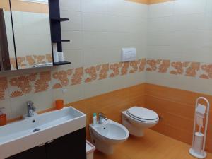 Koupelna v ubytování B&B Al Centro