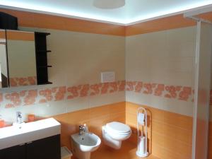 Koupelna v ubytování B&B Al Centro