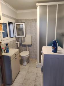 a bathroom with a toilet and a sink at B&B del Fernè in Monte Ombraro +19 photos