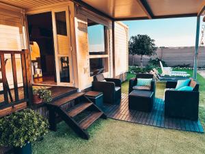 Χώρος καθιστικού στο Palmaradise