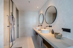 Ein Badezimmer in der Unterkunft Blu Mare Hotel