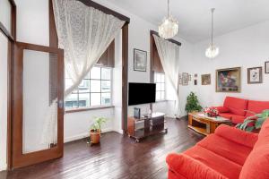 TV a/nebo společenská místnost v ubytování Casa Clásica Santa Cruz de la Palma