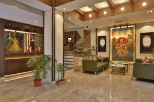 Area soggiorno di Lakhey Hotel