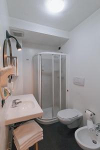 Koupelna v ubytování Hotel Gattopardo