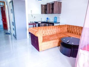 Χώρος καθιστικού στο studio with balcony in Kisimani apt 409